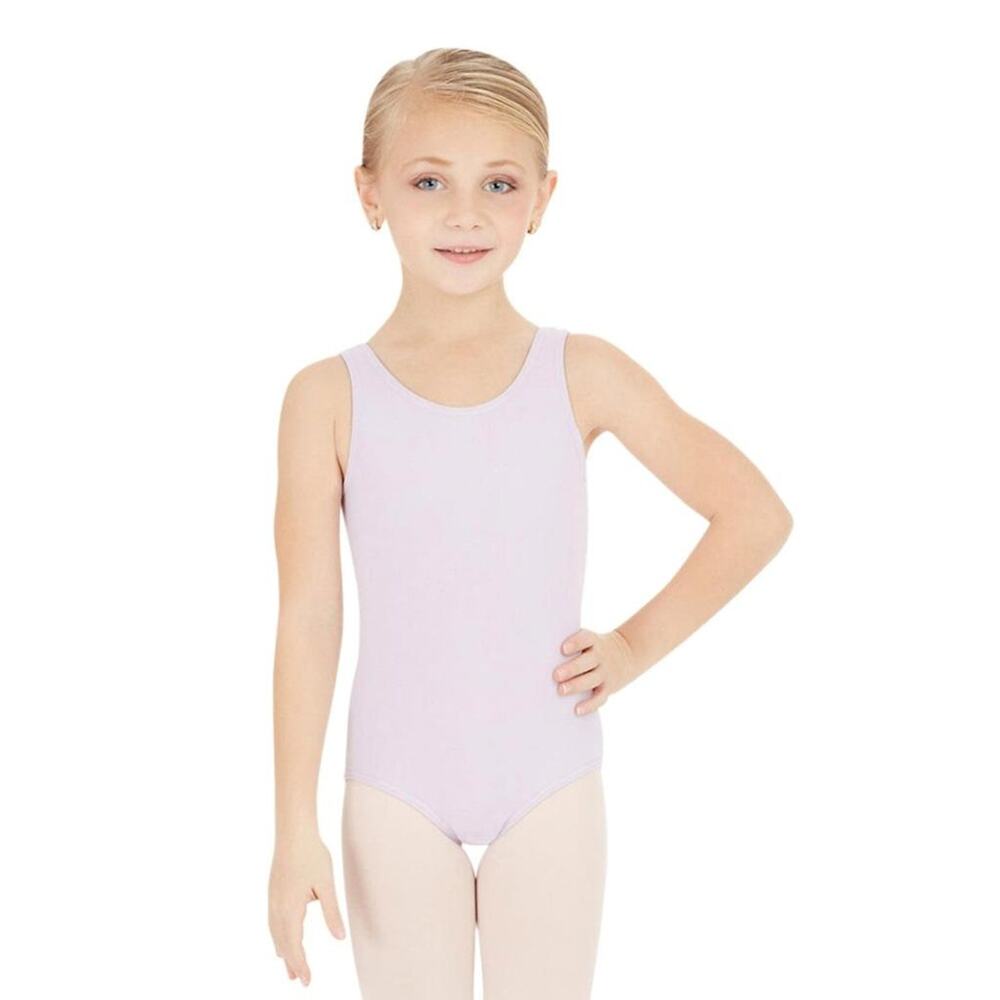 Dance Leotard Body Wrappers BWC115 Lavender Large Child Cotton Tank Ballet Tap
